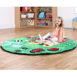 Covor Copii Moale Pufos Pajistea Verde